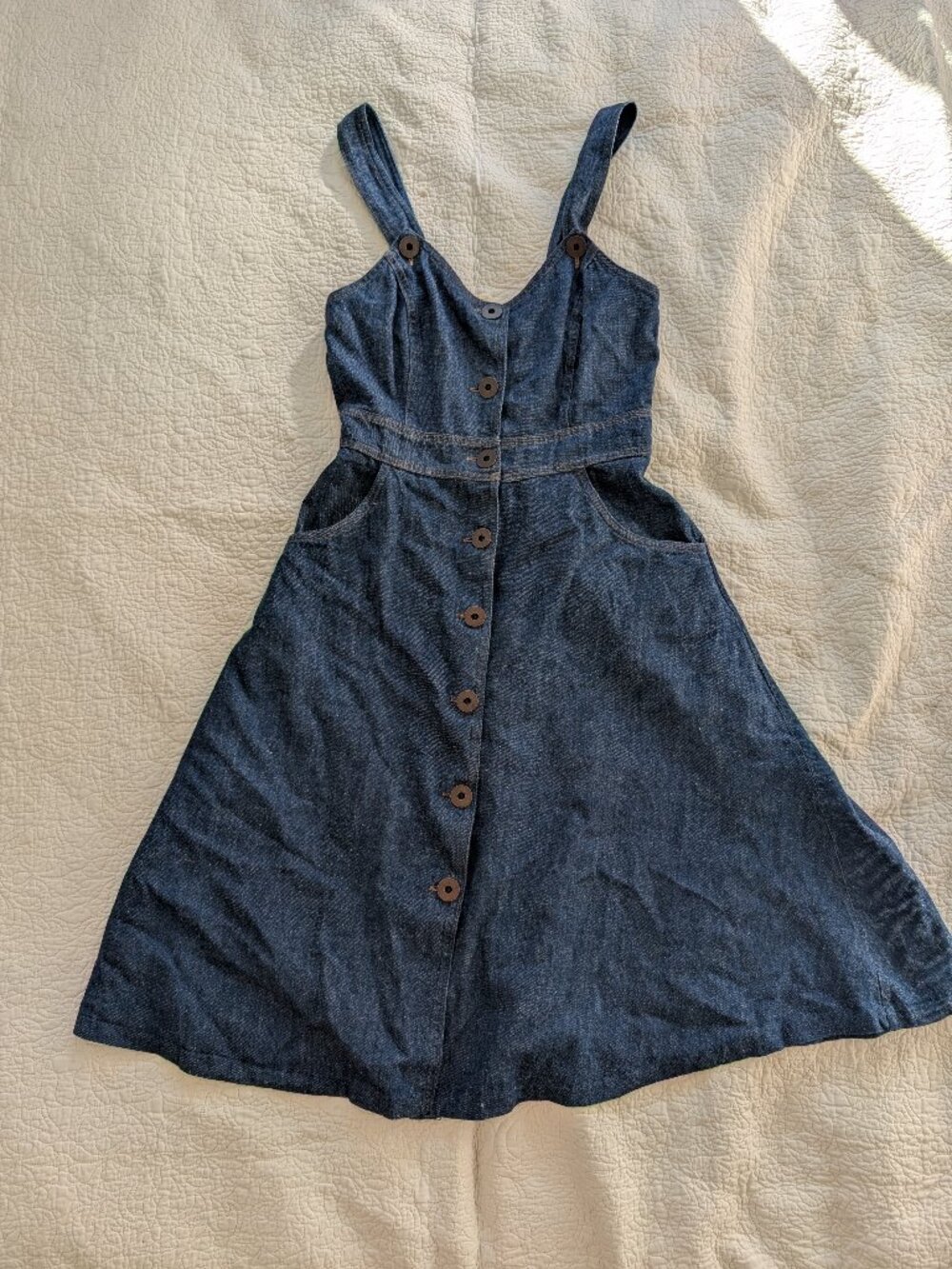 vintage l'atelier denim dress